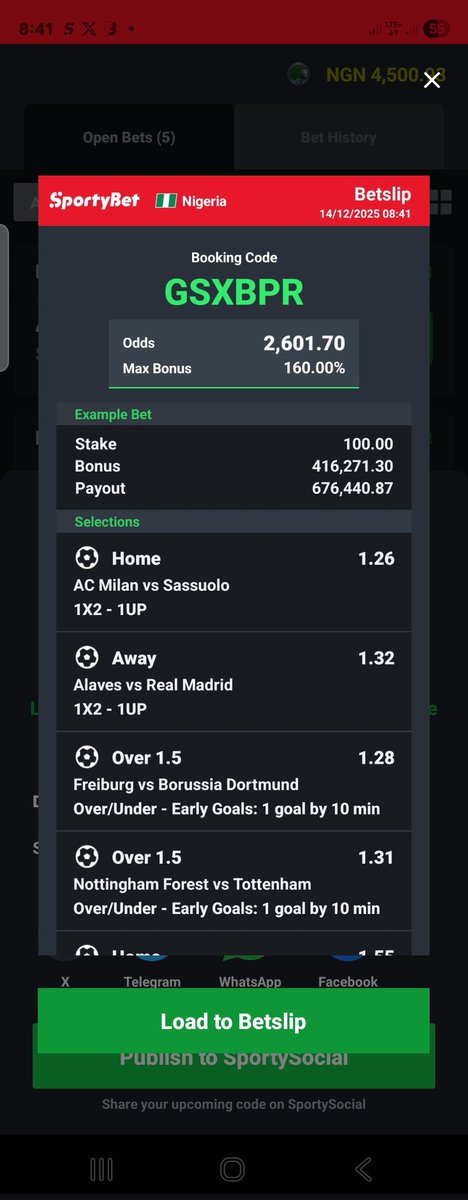 Geebee1st's tweet image. 55 Odds

442 Odds

2600 Odds

Code in Frame

Good Luck  Sunday.