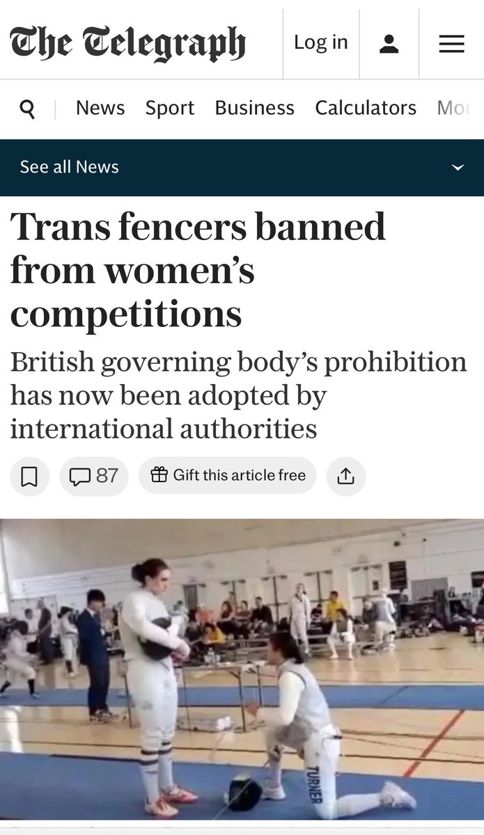Good news as another Olympic sport protects the female category. As Jane Sullivan from our Sports Group says: “With another Olympic sport now banning males from the female category, surely it is only a matter of time before the International Olympic Committee changes its rules