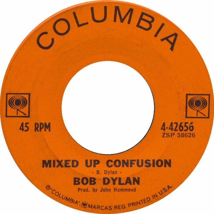 kennylanglea's tweet image. Happy Birthday to Mixed Up Confusion. Single released this day in 1962 by Bob Dylan. Dylan’s first single. According to legend, Dylan wrote the song in a cab on the way to the Columbia studios for the recording session #BobDylan #History #Dylan