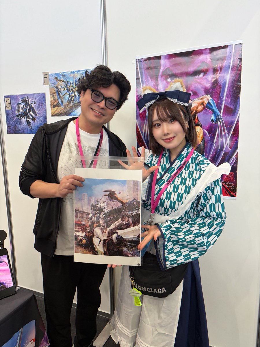 kau_toriumi's tweet photo. 天神さんのサインつき
パトレイバーのアートシートを頂きました✨😆ワーイ!
#okicon https://t.co/SScMAKYFfa