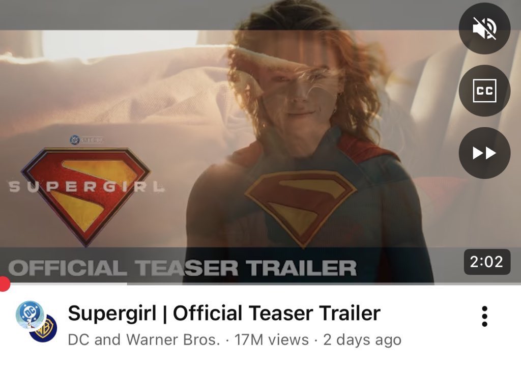 EverythingDCU_'s tweet photo. #Supergirl teaser has now crossed 17.2M views in just 2 days!! https://t.co/PkMnUvnmcD