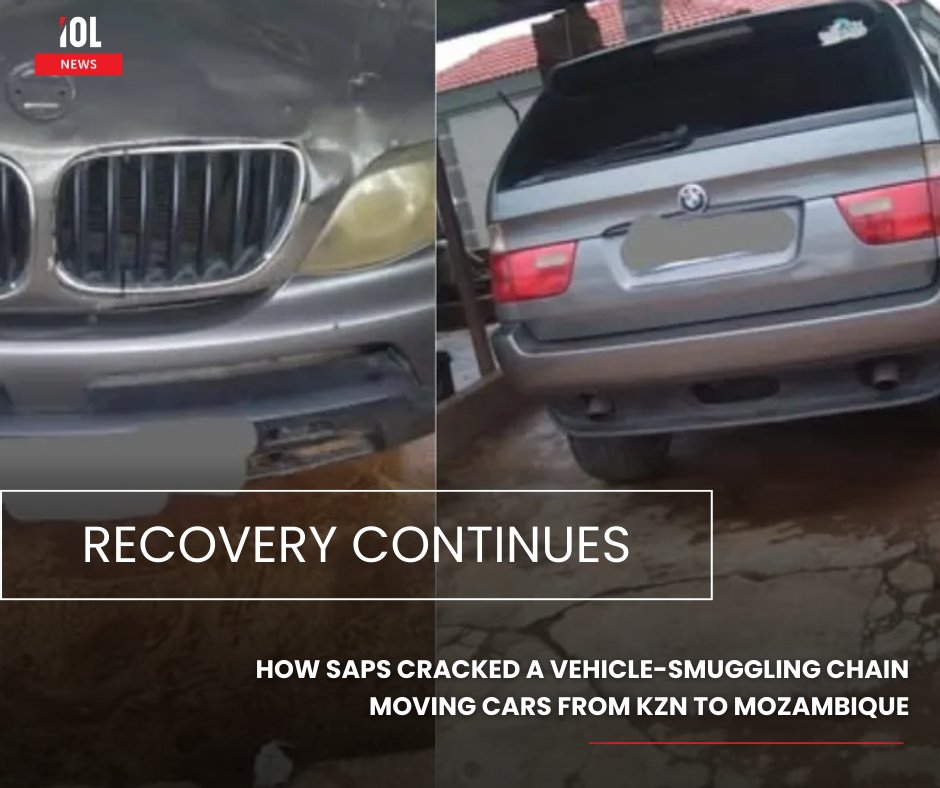 IOL's tweet photo. Police in northern KwaZulu-Natal recovered 20 stolen vehicles and arrested five suspects after an intelligence-driven crackdown stopped car smuggling syndicates before they could cross into Mozambique at the Kosi Bay border.
#KwaZuluNatal #VehicleSmuggling #BorderCrime #KosiBay #MozambiqueBorder
Read on https://t.co/GPg9GRp5p6