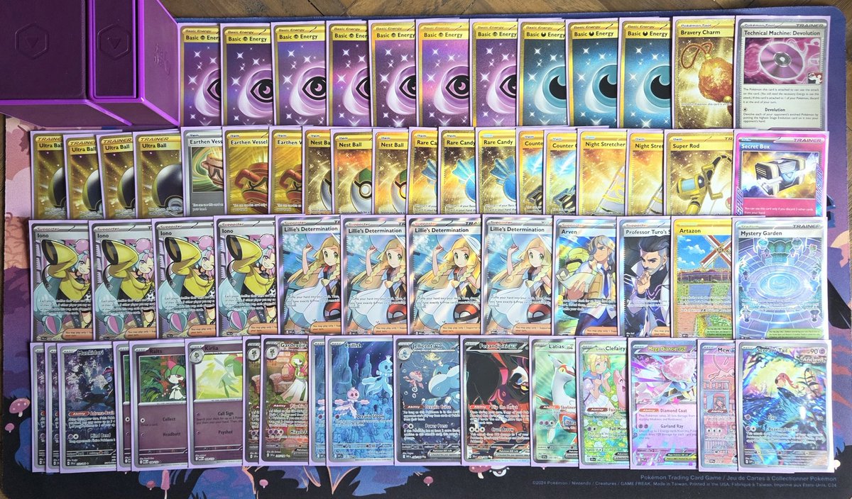 Got my first Cup win of the season with Jelli Gardevoir! Very happy to play the pretty purple deck again 💜✨️

Shoutout to my team <a href="/ProjArtemisPKMN/">Project: Artemis</a> and our sponsors <a href="/FCBCArmor/">FCBC</a> + <a href="/HeavyPlayLLC/">HEAVY PLAY</a> for their support 💖

#deertime 🦌