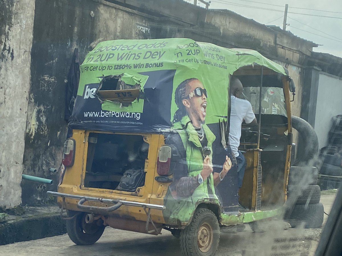 Marwa Wrap Ad by <a href="/BetPawa/">betPawa</a> spotted in Lagos