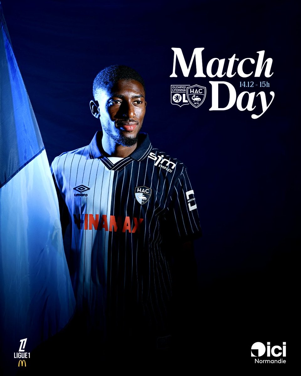 𝐉𝐎𝐔𝐑 𝐃𝐄 𝐌𝐀𝐓𝐂𝐇. ⚔️

🆚 Olympique Lyonnais
🏟️ Groupama Stadium
📻 <a href="/ici_hnormandie/">ICI Normandie (Seine-Maritime - Eure)</a>