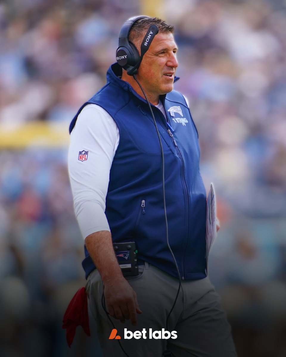 Bet_Labs's tweet image. Mike Vrabel off a bye in his career:

📈 6-0 SU
🔥 6-0 ATS

Average cover margin of 15 PPG... 🤯