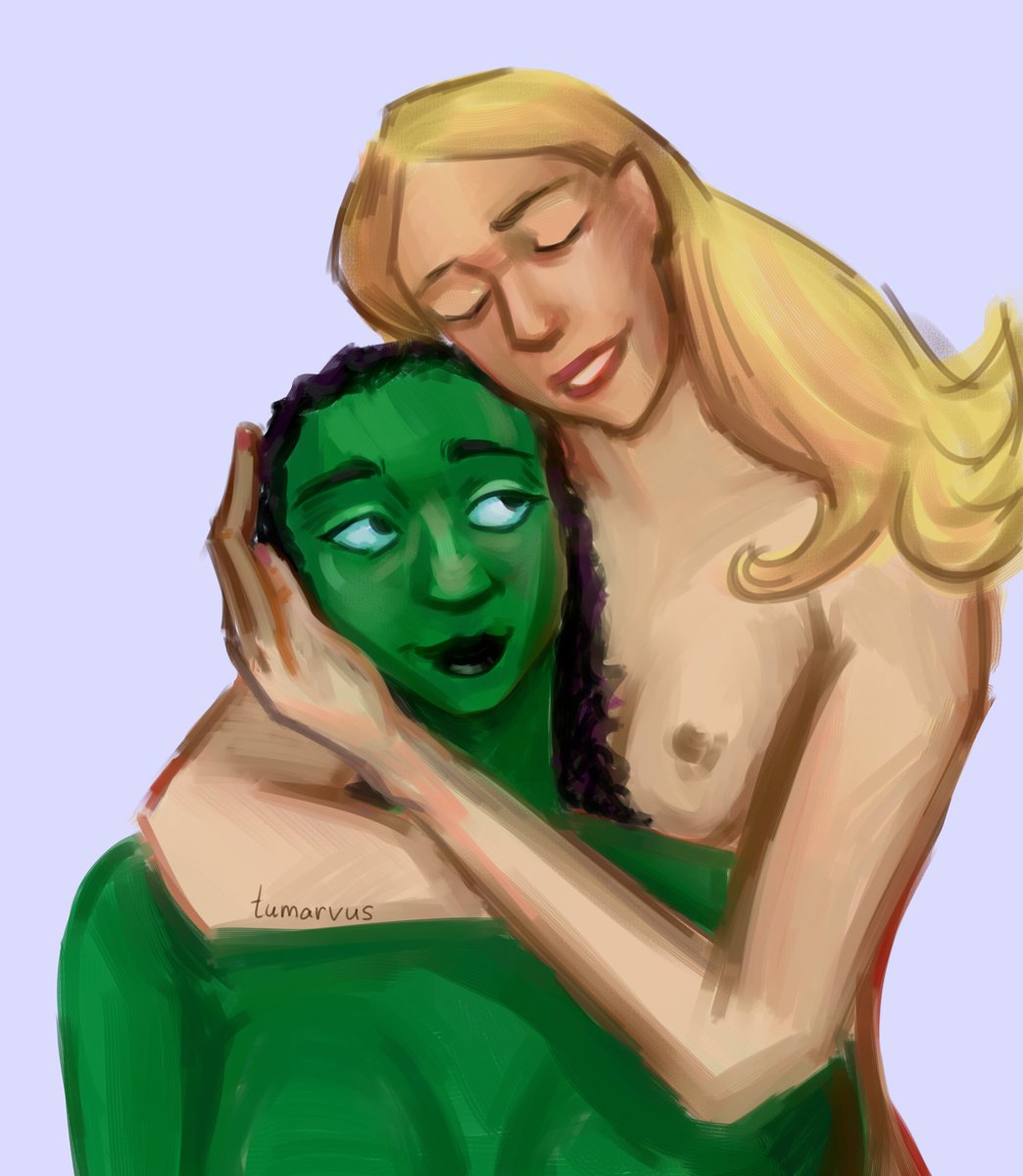 tumarvus's tweet image. Slightly nsfw??

We will be wonderful 
#Gelphie #wicked #Wicked2