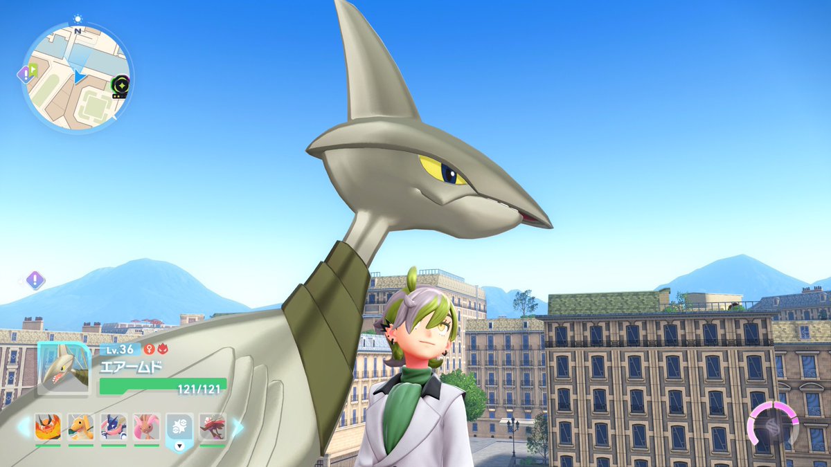 色違いオヤブンのエアームド、ヘビーボールで捕まえました！！ ヘビボ