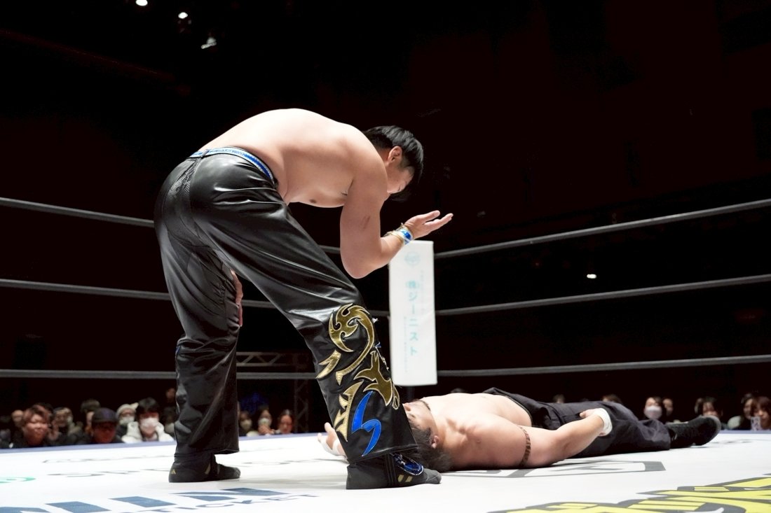 HARASHIMA_DDT's tweet photo. 12.14仙台大会
「You Can't See Me👏」
#ddtpro https://t.co/k5cDCCir5J