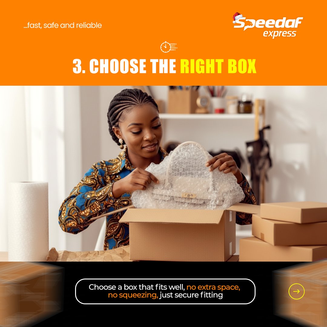 Officialspeedaf's tweet image. WEEKEND TUTORIAL 📦✨

How to pack and send your gifts like a pro—no stress, no damage, no stories that touch 😅

Swipe and let’s get you shipping smart 🚀

#haul
#SmartShipping
#GiftPackaging
#Weekend
#SpeedafLogistics