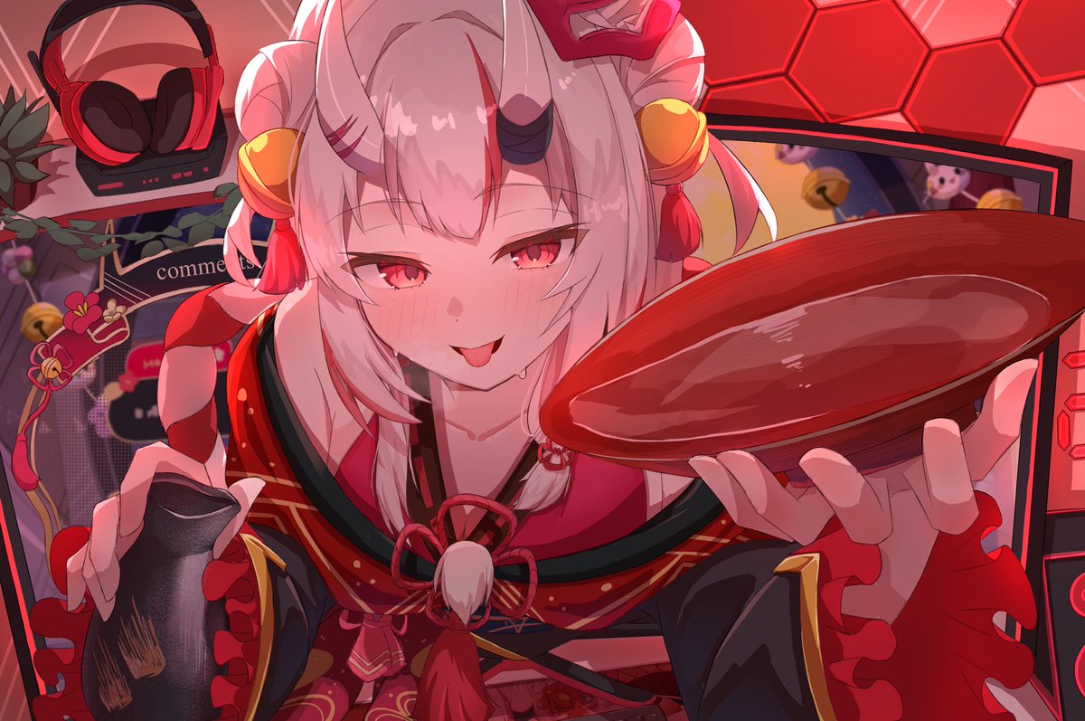 MK_haku's tweet image. 一緒に呑もう余😈
#百鬼絵巻