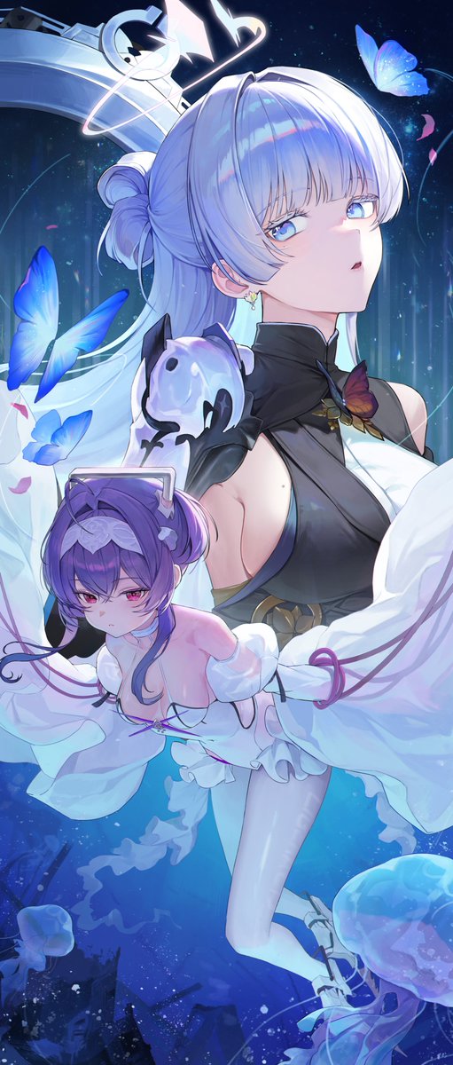 🦋&amp;🪼
#NIKKE #NIKKEfanart