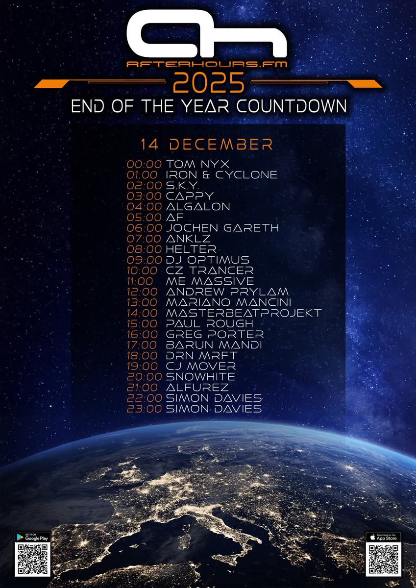 ❤️ 

Day 5  🥳

AHFM End Of Year Countdown 2925
#EOYC25 
ah.fm

❤️