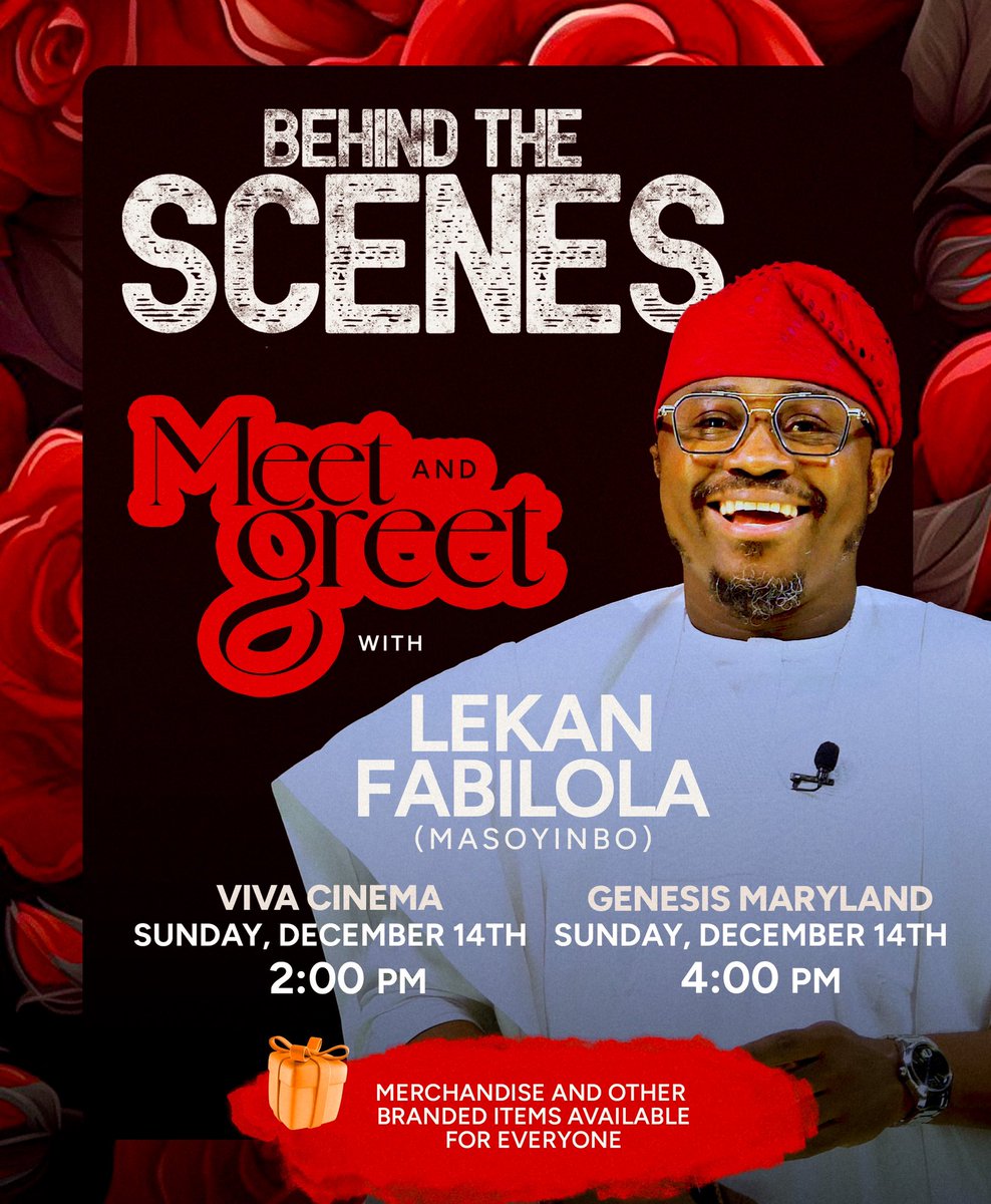 funkeakindele's tweet image. Meet with your favorites, let’s  watch BEHIND THE SCENES together, Showing in all cinema nationwide.

Also, #behindthescenes is showing in SELECT ODEON cinemas across the UK and IRELAND. Click the link in bio to book your ticket.
We can’t wait to see you there! 💃