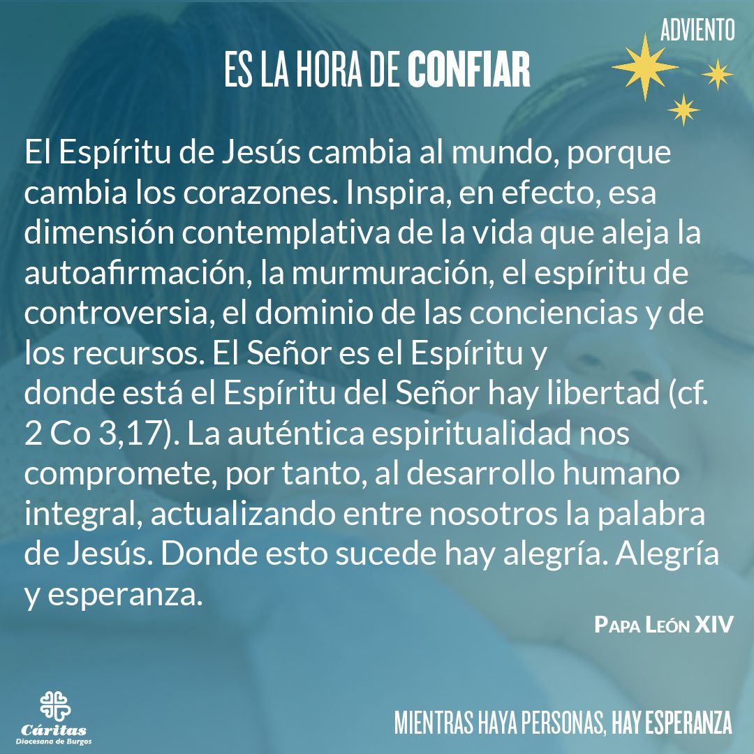 Seguimos preparando la Navidad con estas frases.
#Adviento