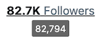 YardleyShooting's tweet photo. This account is capped. No growth at all is possible. It is not allowed to exceed 82.8K. This is a bent space sadly. Massively controlled. No one cares much or gets that it impacts them too. #LIBERTYNOT https://t.co/llPxcpQIeh