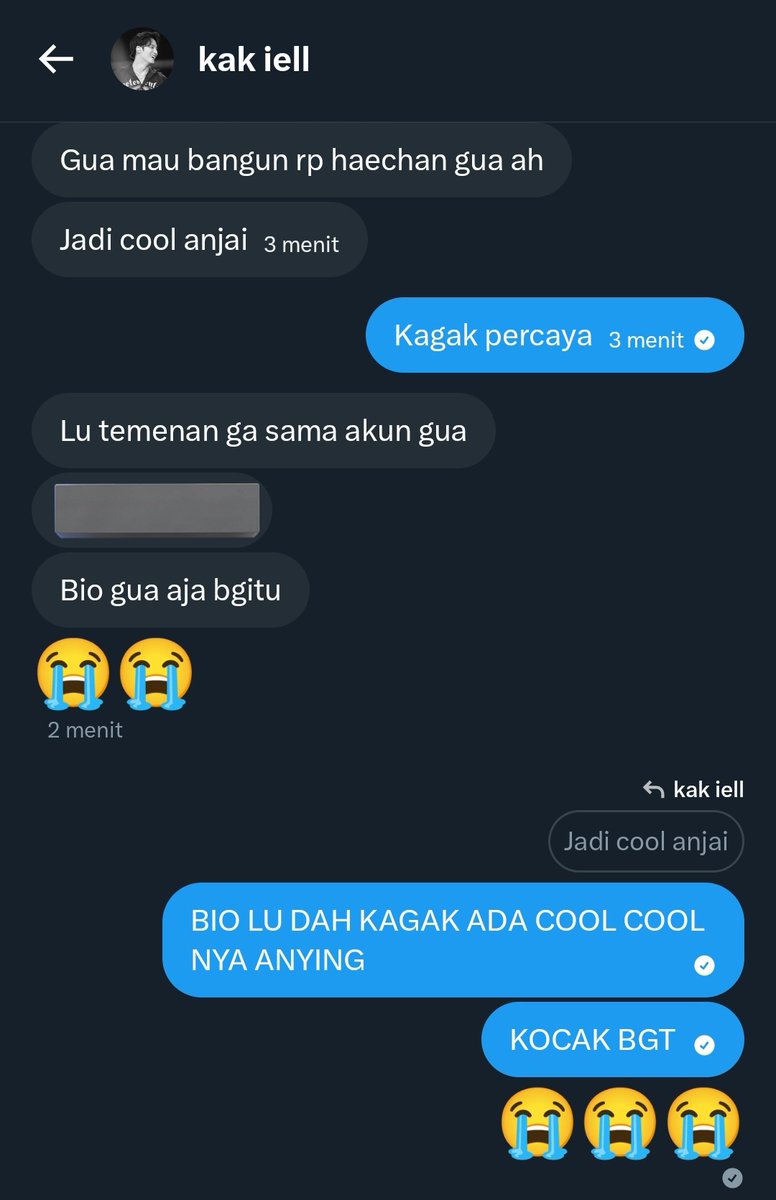 Emang kocak bgta anjir, cekikikan bgt gue