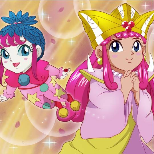 もっと古いと、新ビックリマンのプッチー・オリン(オリン姫) 拾い物で失礼…