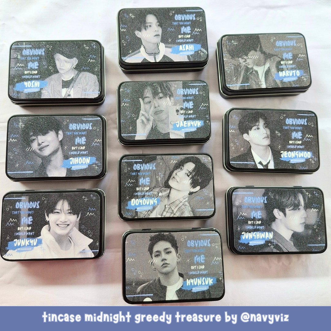 📣 NEW VARIANT!
tincase midnight greedy treasure ver.

☆ ready stock
☆ avail all member
☆ details di deskripsi yaa

📎 id.shp.ee/cbmnB8e