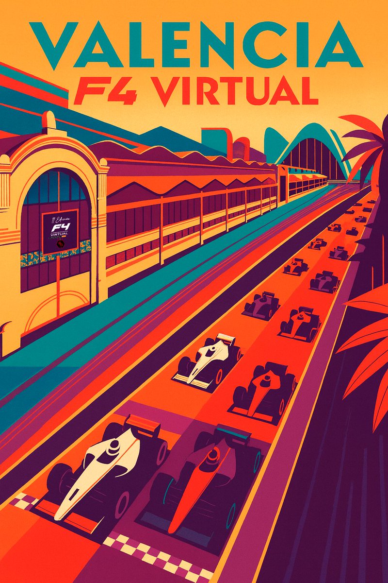 FormulaDirecta's tweet image. 🔵🔴🟡 DÍA DE CARRERÓN EN LA TERRETA 🔵🔴🟡

🥘 @F4virtual Gran Premio de Valencia → esta tarde a las 18:30.

⏱️ ¡Hoy estrenamos el formato de 'superpole' (qualy a una vuelta)!

🔴 DIRECTO: twitch.tv/formula_directa

#F4Virtual #AssettoCorsa #GPValencia