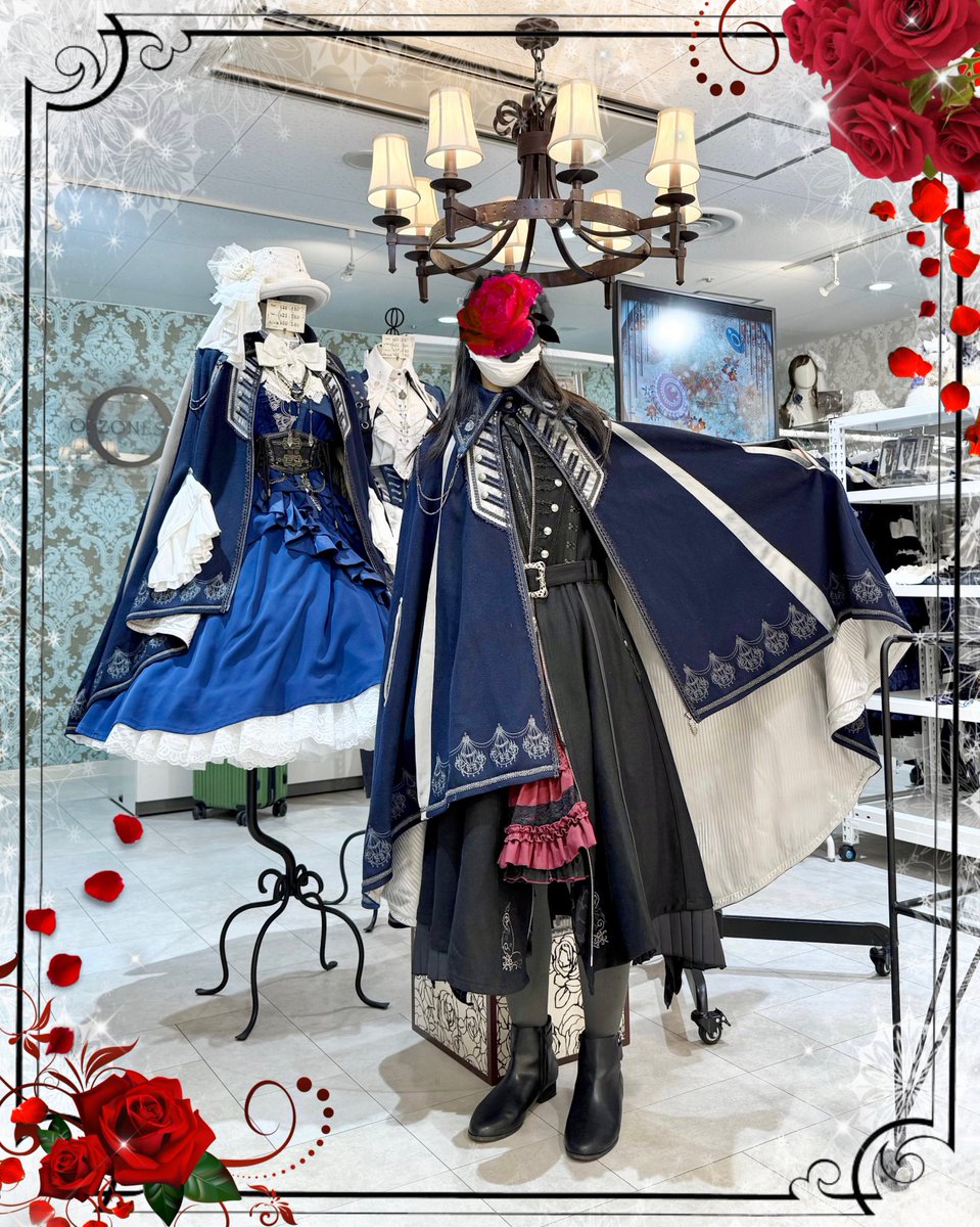 Ozz ポンチョ Gothic Lolita お客様スナップ 📸 ヤエチカ店 皆様の日常に【OZZコーデ】 池袋店から