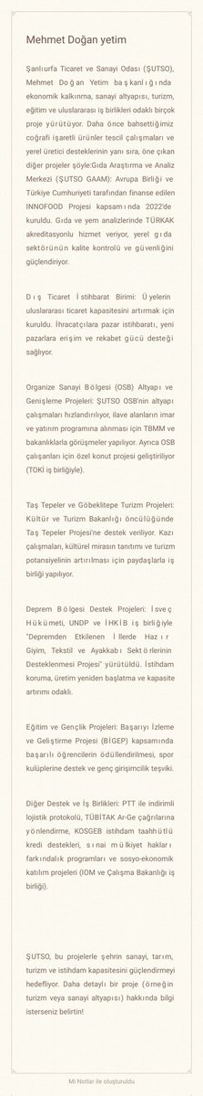 FerhatEski8's tweet photo. Ticaret ve sanayi odası başkanı Mehmet Doğan yetim bu kısa sürede şehrimize kazandırdığı bir kaç proje 
@emin_yetim @mdoganyetim @mehmetyetim63 @sanliurfatso https://t.co/alrX88Thrr