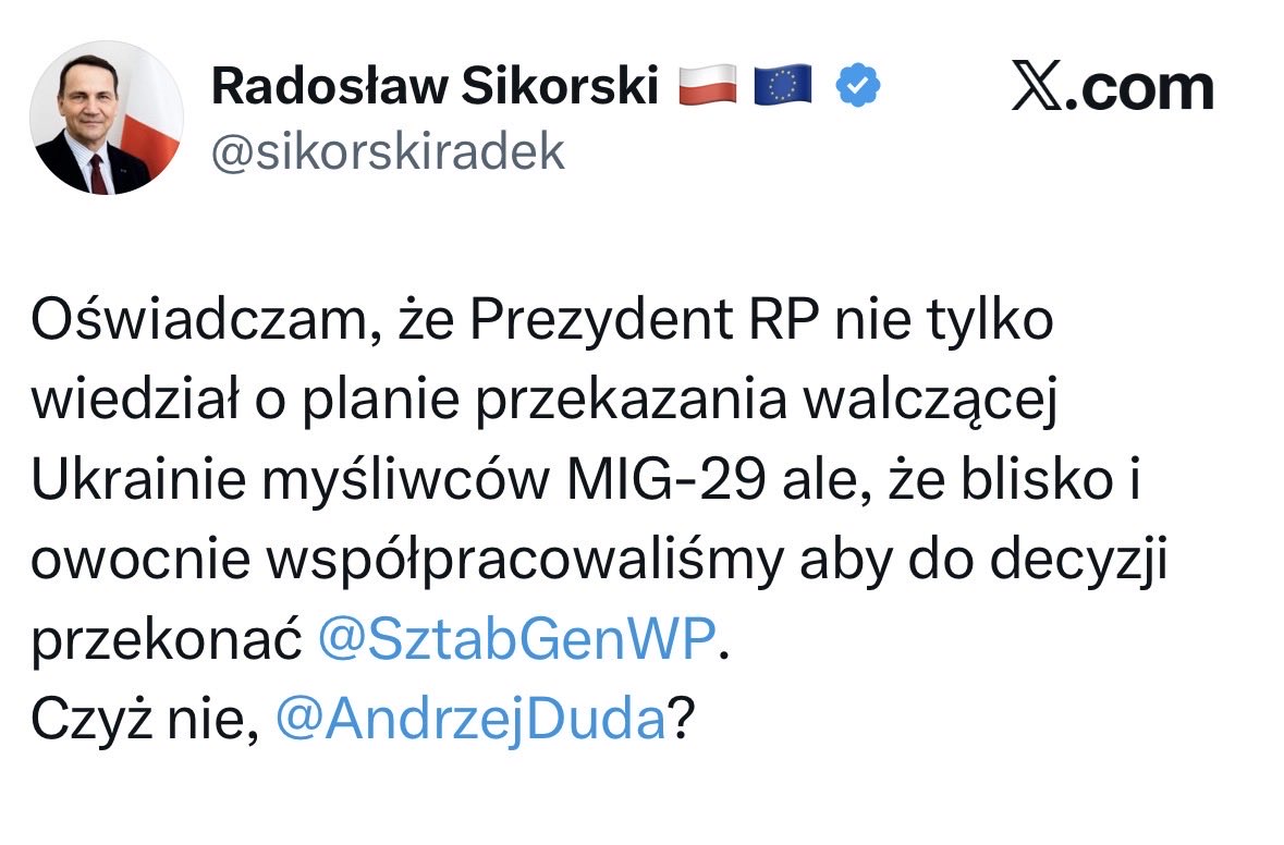 W nocy doszło do przewrotu, władzę przejął Andrzej Duda.