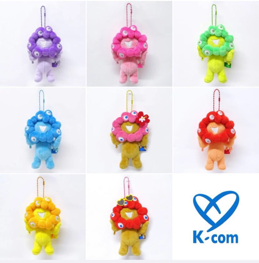 日焼けミャクミャク&推しカラーミャクミャク💜🩷💚🩵🧡💛❤️ 大丸で