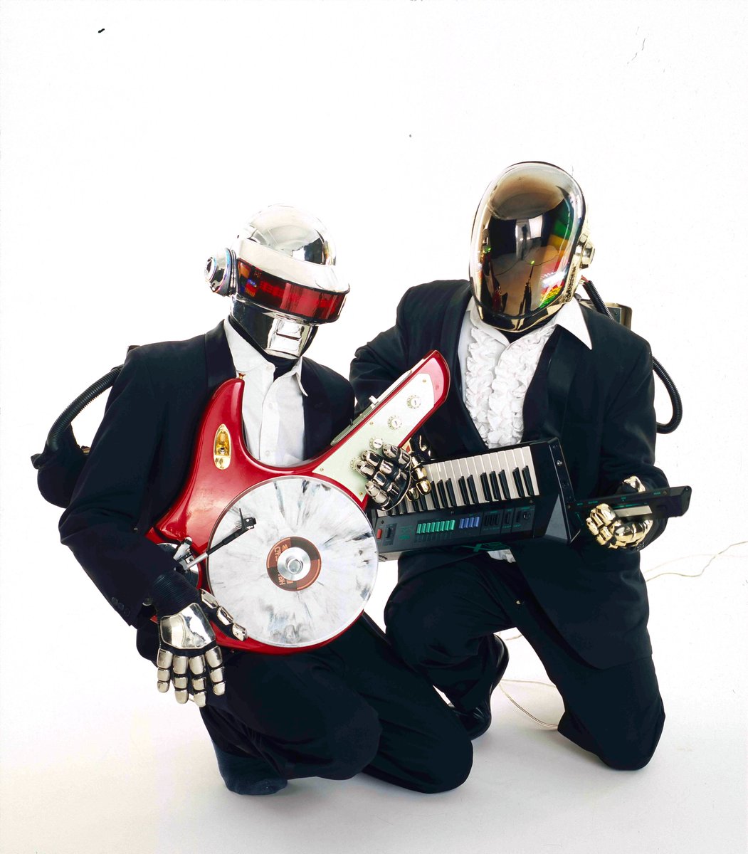 Daft_Wub's tweet image. Daft Punk photographed by Chris Gill for Remix magazine May, 2001