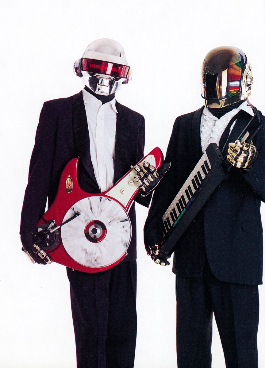 Daft_Wub's tweet image. Daft Punk photographed by Chris Gill for Remix magazine May, 2001