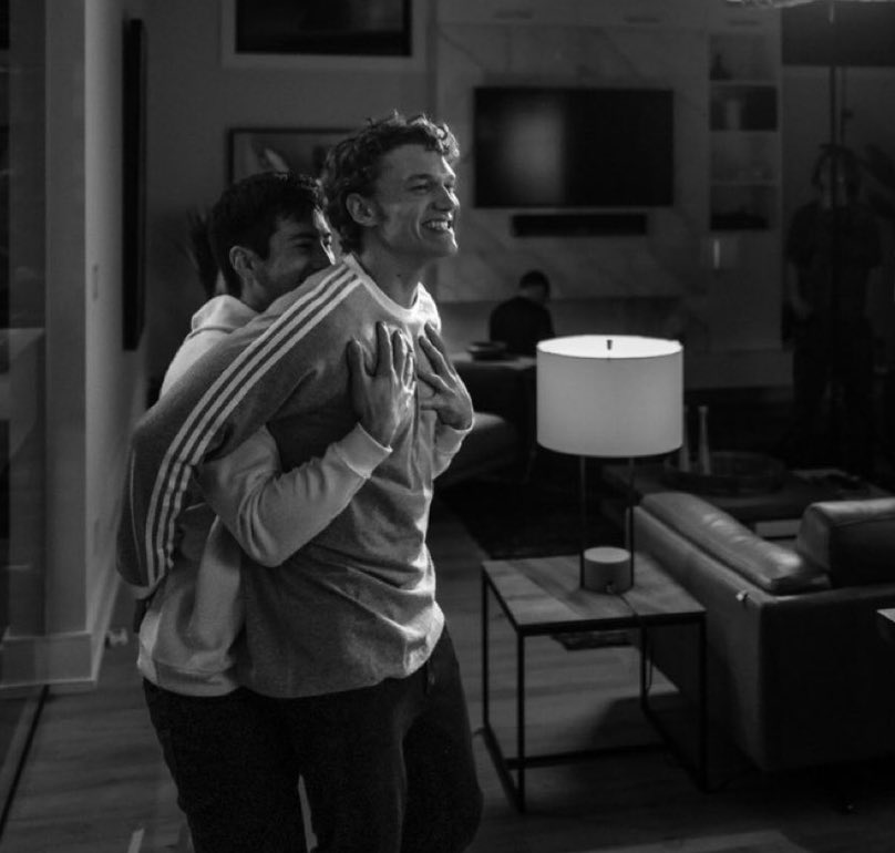 yrs_on_purpose's tweet photo. my new hc is that Yuna and David start sneaking pictures of Shane and Ilya together since they know the boys don’t keep any themselves. And Yuna’s very type a about it—everything gets transferred to an external drive that’s kept safe. 

They gift them the drive as a wedding gift. https://t.co/222wTCIYWf