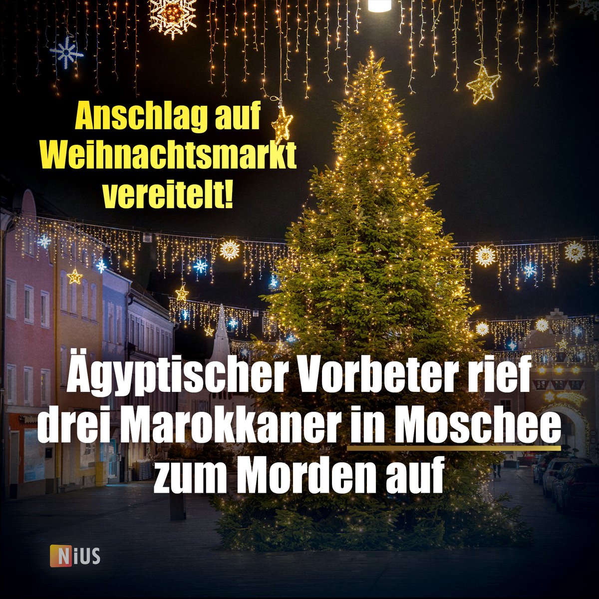 Islamistischer Anschlag in Bayern vereitelt: Ein Ägypter soll als Vorbeter in einer Moschee drei andere Männer zum Terror aufgerufen haben. #NIUS nius.de/kriminalitaet/…