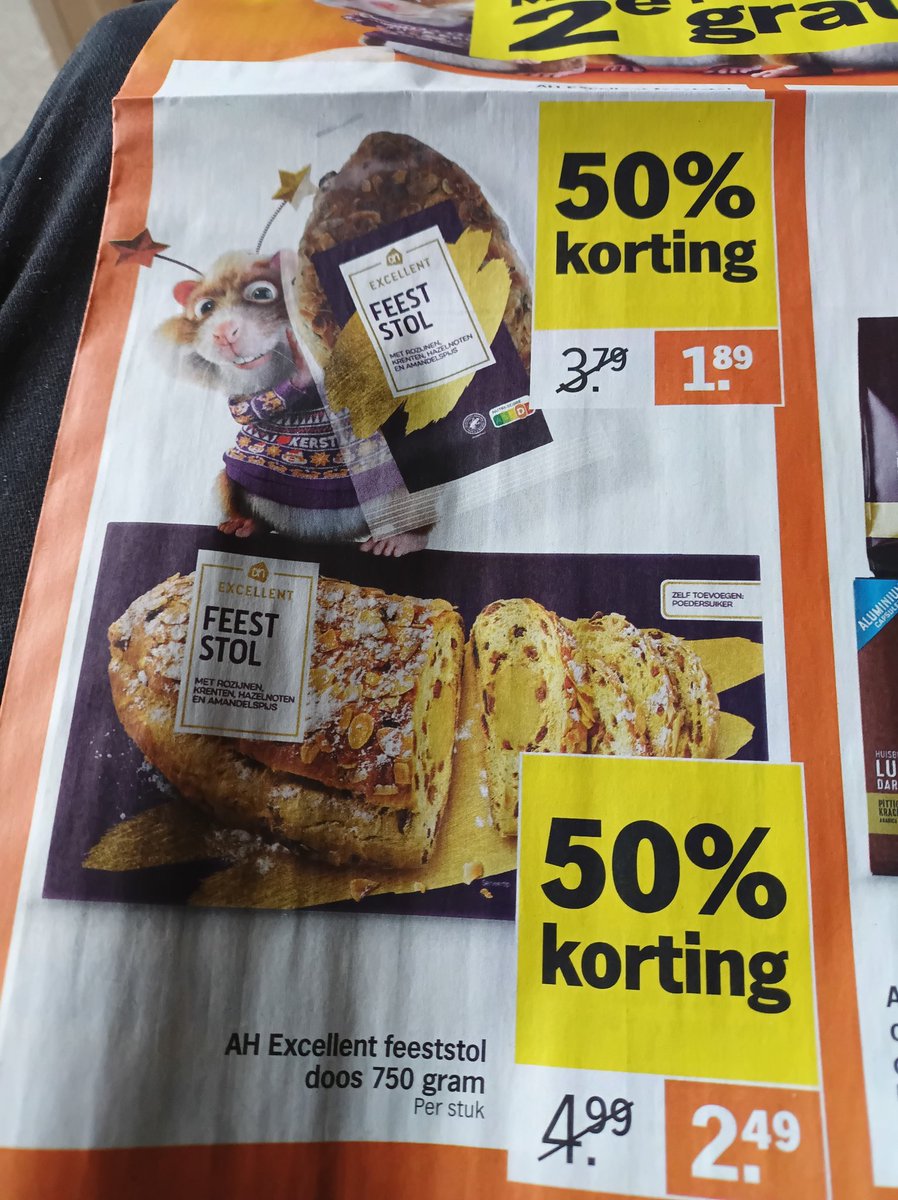 Nee <a href="/albertheijn/">Albert Heijn</a> het is een KERSTSTOL!