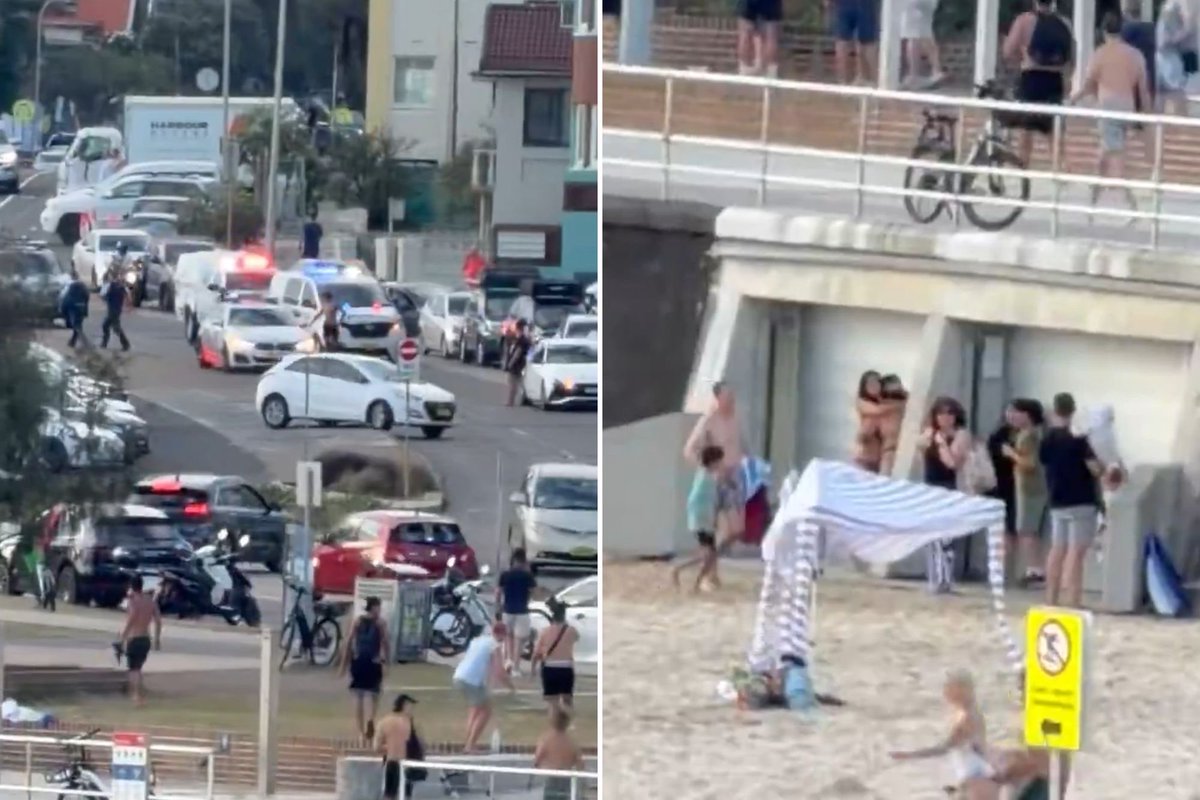 SachaRoytman's tweet image. Two shooters opened fire at a Chanukah celebration in Bondi Beach, Sydney—a neighborhood known for its vibrant Jewish community.

Around 2,000 people were gathered to celebrate the Festival of Lights, the most joyous holiday of the year.

The attackers inspired by Hamas’s October…