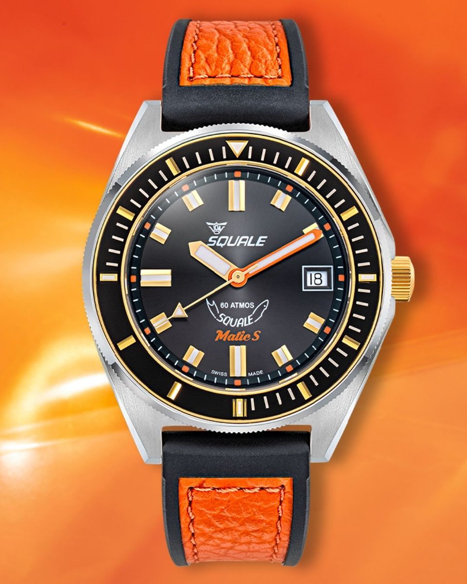 abtsaat's tweet image. Matic S Two-Tone, 44 mm’lik büyük kasa çapı ile 1970’lerin cesur dalgıç saati tasarımını modern çizgilerle birleştiren özel bir modeldir. 

#abt #abtsaat #squale