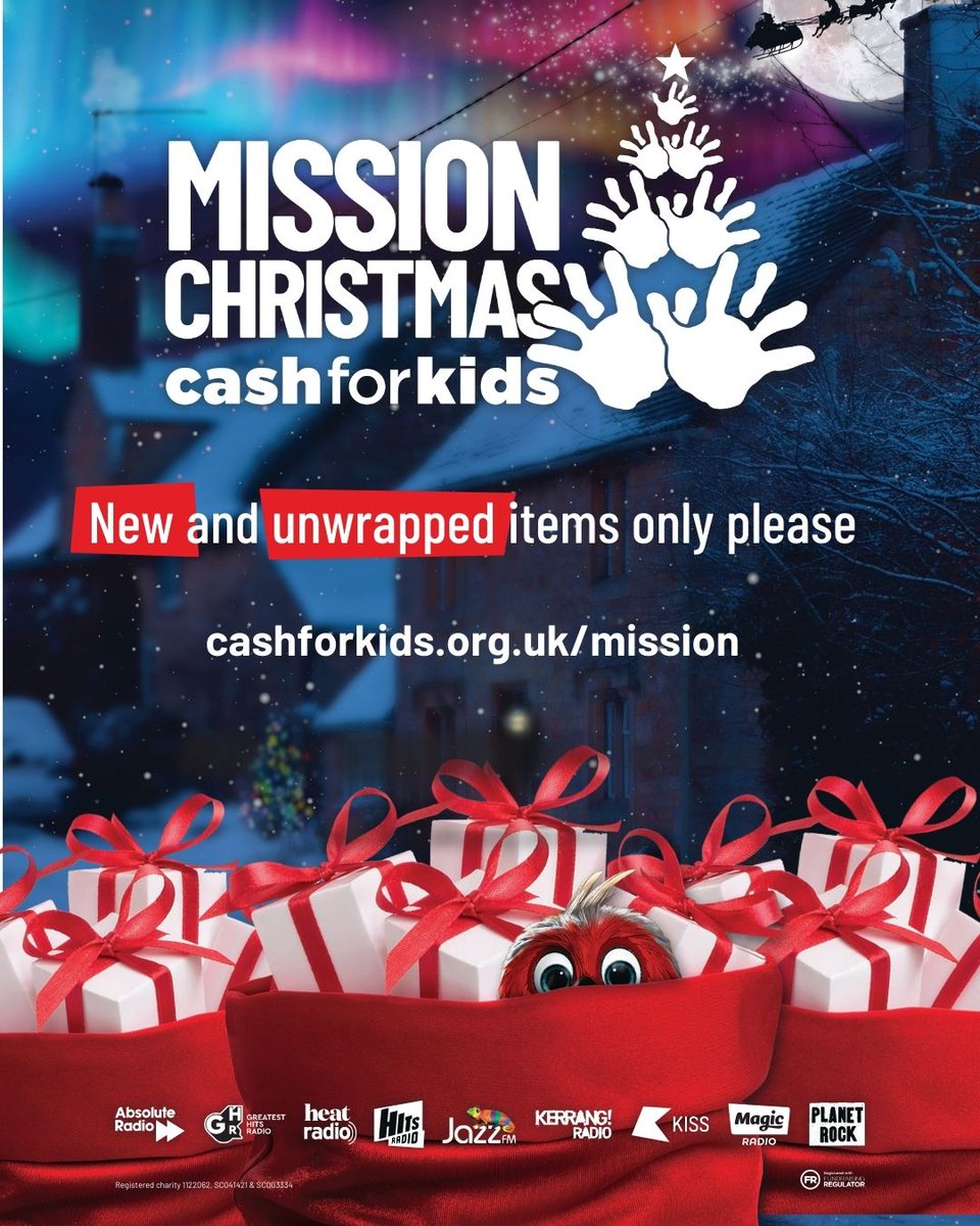 Last chance to bring in your toy donations is 16th December! Bring a smile to a child's face! ☃️
#MissionChristmas #Charity #Christmas