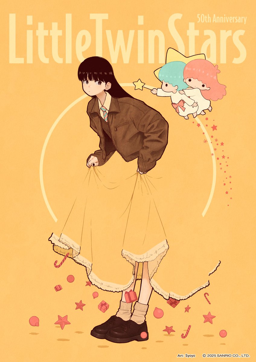 \ work /

サンリオが運営するCharaforioでのリトルツインスターズ50周年記念のお祝いイラストを制作いたしました✨

50周年おめでとうございます！★☆
#リトルツインスターズ