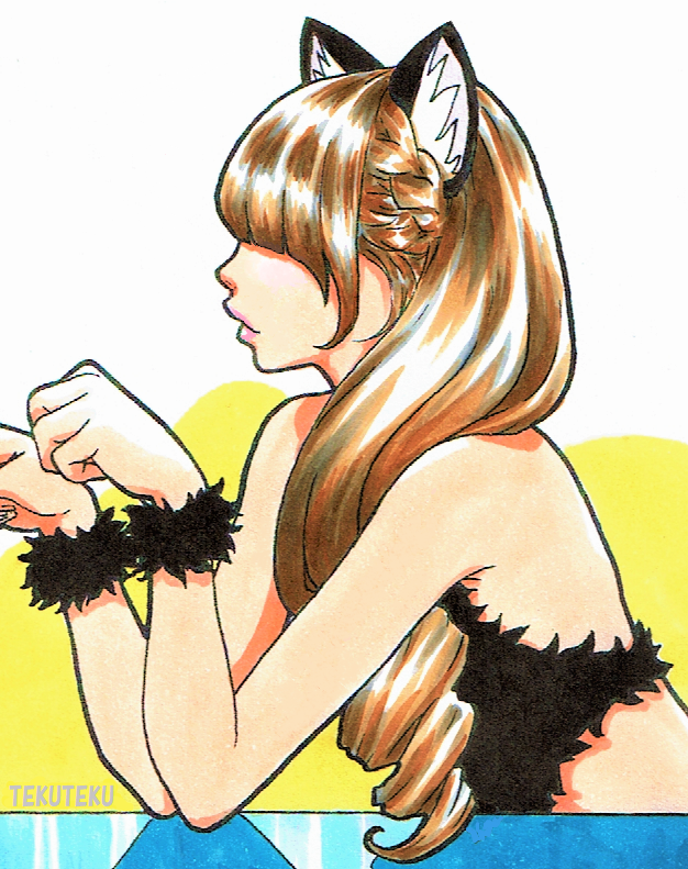 「【へ】ヘアアレンジ 編み込んだり纏めたり結んだり楽しい」|TEKUTEKUのイラスト