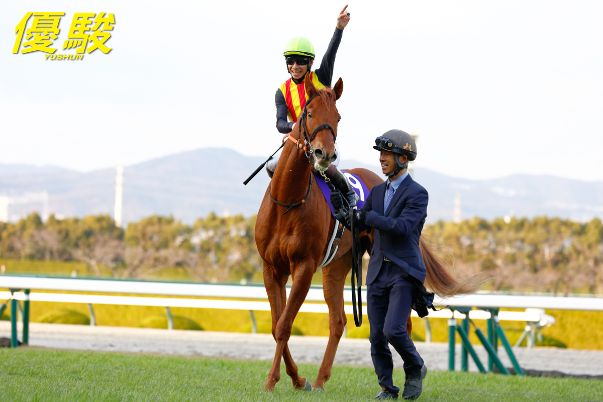 スターアニス の #松山弘平 騎手は、10回目の騎乗で阪神JF初勝利