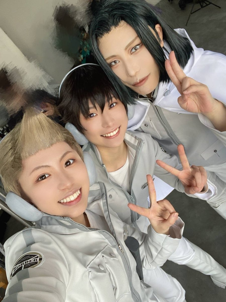 【コス写メ】ラウンド4雪迷彩東隊現着しましたー！！生地おそろ！コアデラ可愛い！
 #1213round4併せ