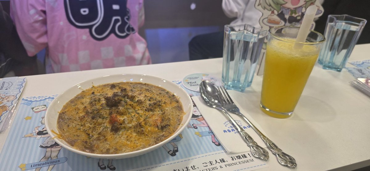 system32vt's tweet image. I went to the @AsayoruCafe and @VtuberFanEvents Virtual Maid Invasion!
I really enjoyed talking to @dokibird and @MintFantome, watching them perform - and supporting my kamioshi. Thanks for making it a special day!
P.S to doki: The curry was amazing :) #VMaidInvasion