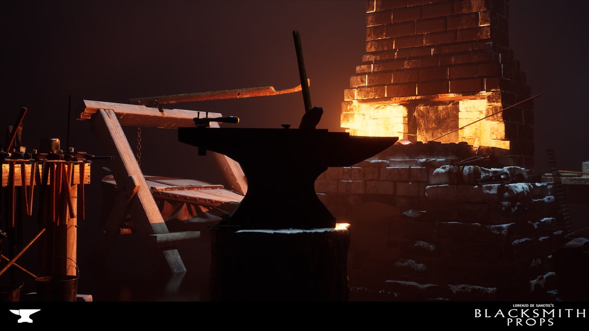 Deca_Studio_3D's tweet photo. 81 Nanite-ready Blacksmith Props just dropped on Fab! ⚒️🔥
Anvils, forges, hammers, tongs, bellows, grindstones… everything for your medieval/fantasy workshop. 4K PBR 
25% OFF launch week ONLY! ⏰ 👉 https://t.co/GUmLNcwus3

 #UnrealEngine #UE5 #GameDev #Medieval #Blacksmith https://t.co/RB4zu76YpZ