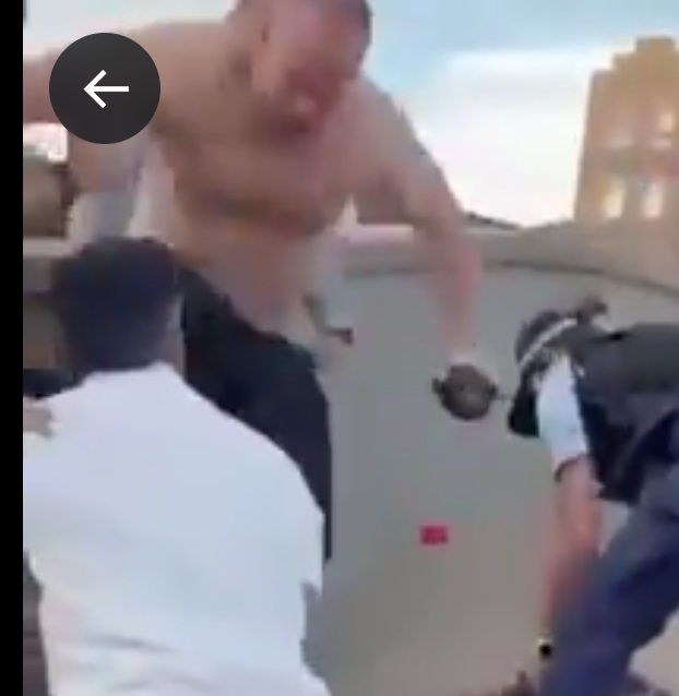 Well done to this random member of the public who curb stomped one of the bondi beach shooters