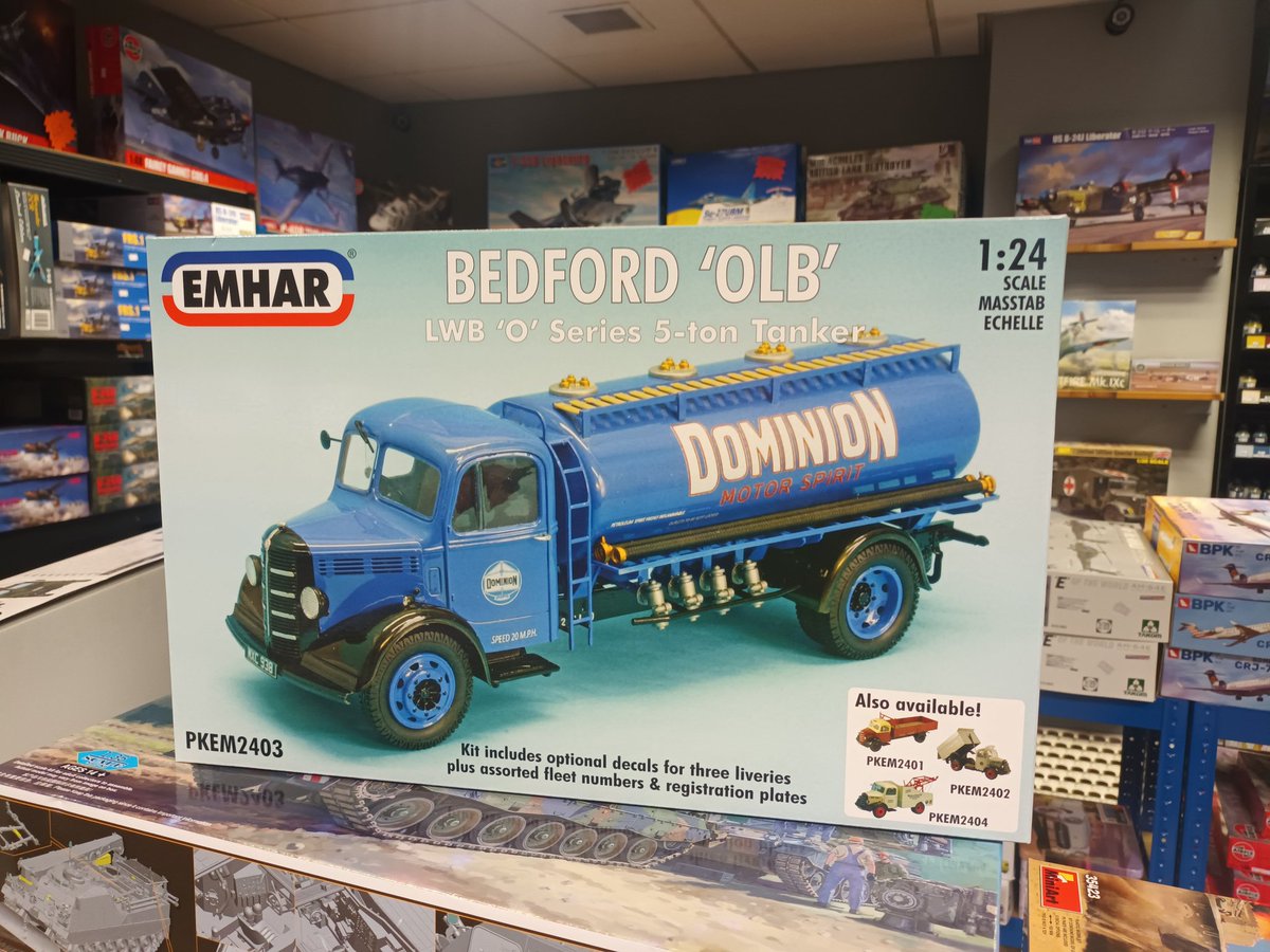 ModellersS's tweet photo. 🚚💨 NEW ARRIVAL
Just when we thought the shelves were full… this absolute unit of a Bedford ‘OLB’ tanker rolled in like it owns the place! 
If you’ve ever wanted to build a truck that looks like it delivers pure vintage 
Come grab one online or in-store before they tank out! 😉 https://t.co/84lVz1t9Ic