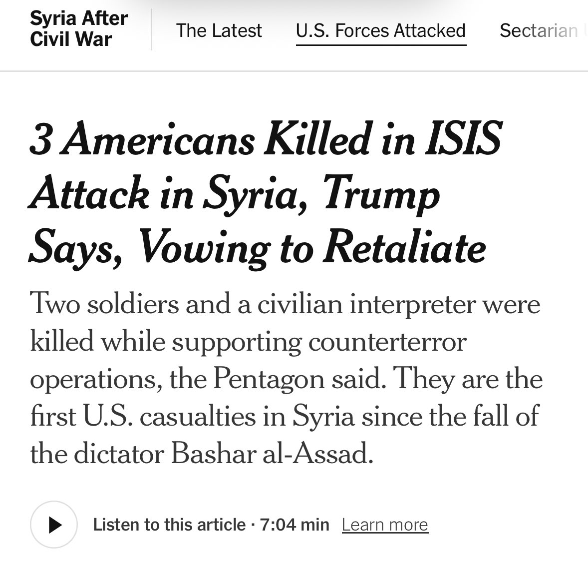 And how about the students who were shot on campus on actual American soil??? Not a peep??