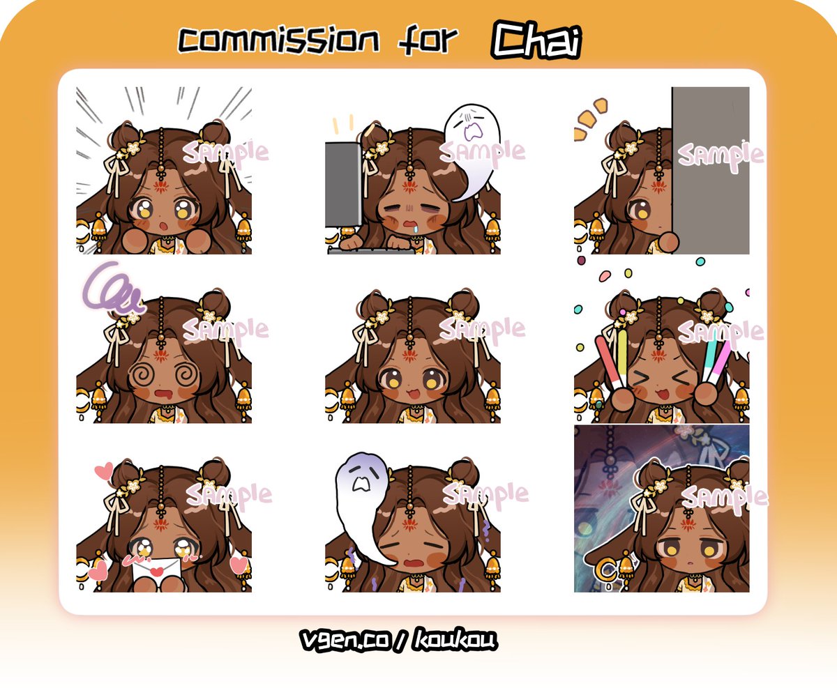 buttonkkk's tweet image. Cms for @Chai_bunn &amp;lt;3
#VGenComm #Commission #emotes