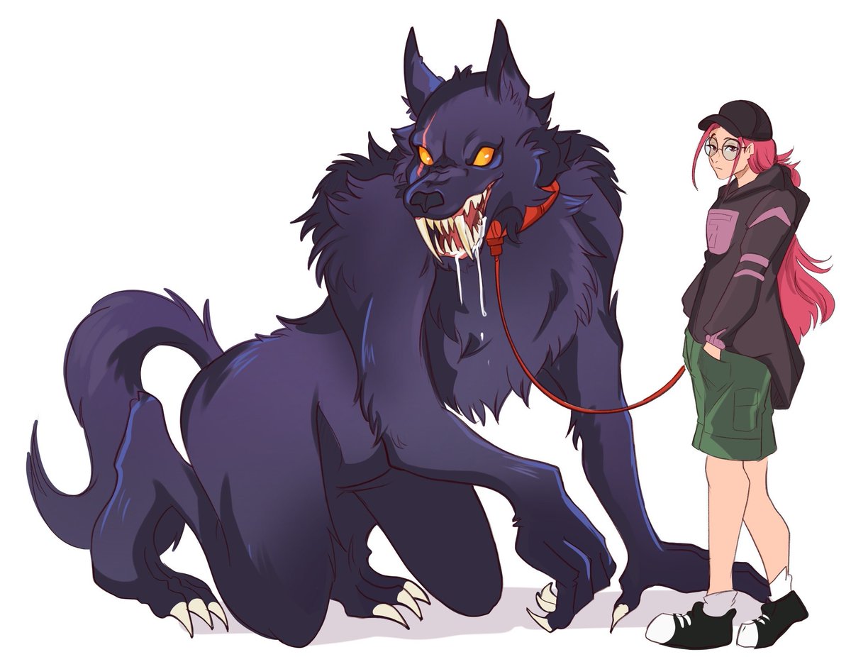 "She is so sweet isnt she? "
-mira excusing her giant rabid girlfri-DOG , her giant rabid dog. 
#zoemira #werewolfzoey
