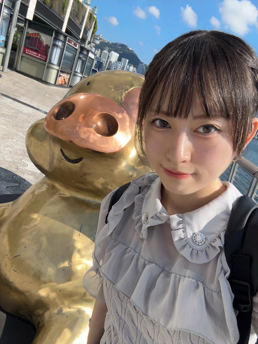 Sode1222's tweet image. Mcdull！香港を観光している時に撮った写真です🐷