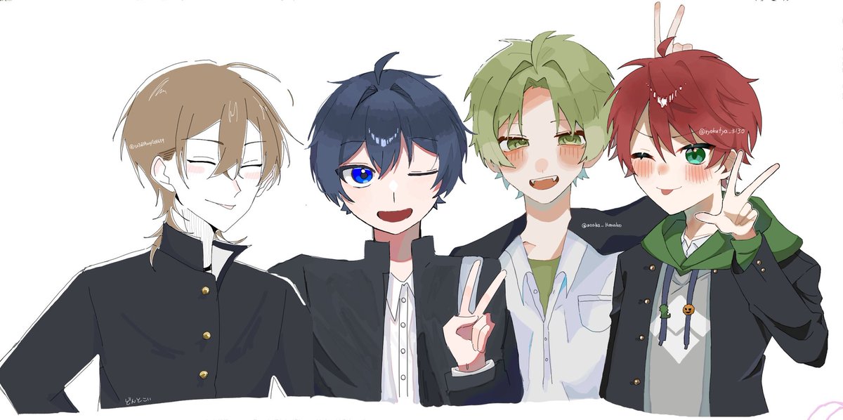 🎸さんで合作参加してます✋️ 絵柄かわかわの絵師さんたちです