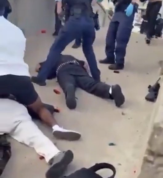 First image of the Sydney terrorist, notice the ammunition belt

Mass murder at Jewish community event at Bondi Beach